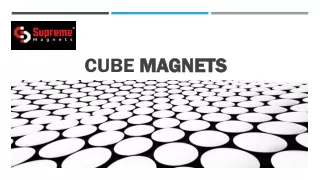 Cube magnets