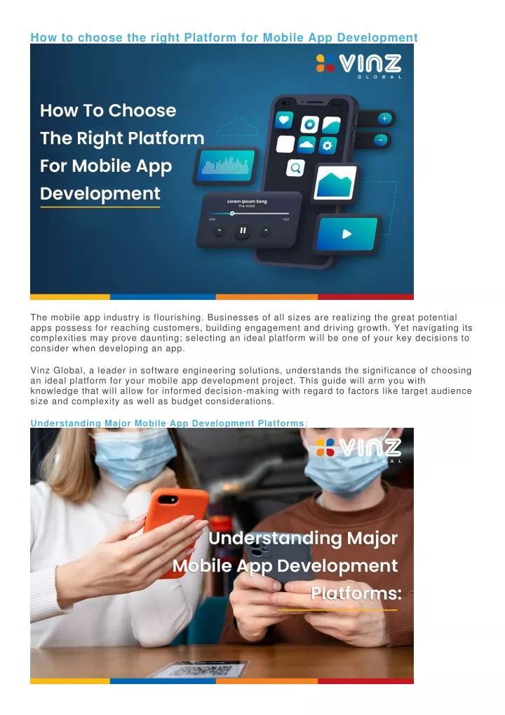how to choose the right platform for mobile