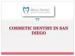 Cosmetic Dentist in San Diego