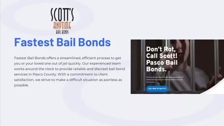fastest bail bonds