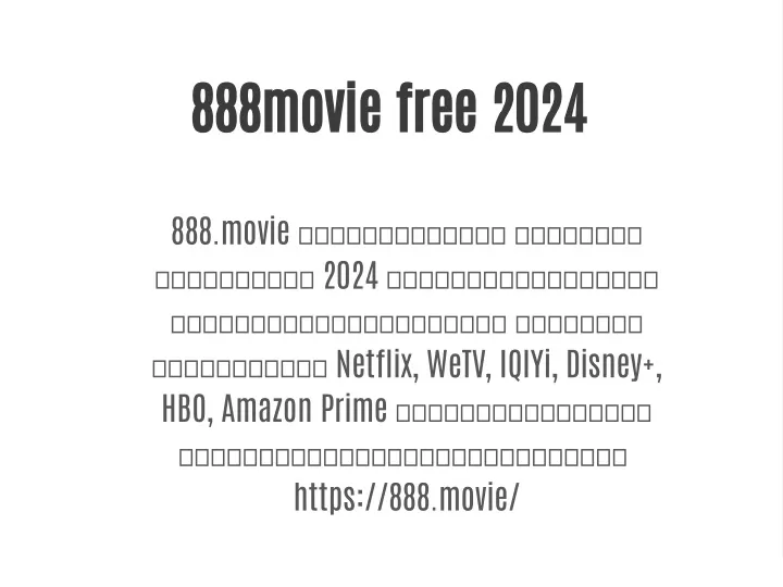 888movie free 2024