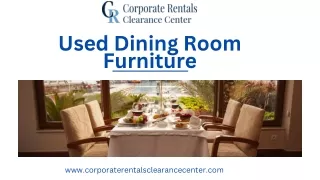 Used Dining Room Furniture