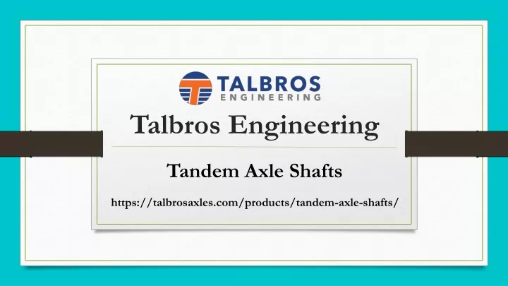talbros engineering