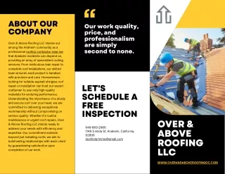 Over & Above Roofing LLC