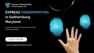 State vs Federal Fingerprinting in Gaithersburg