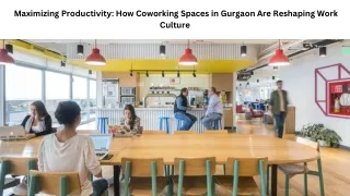 coworking office space in gurgaon, co working space in gurgaon