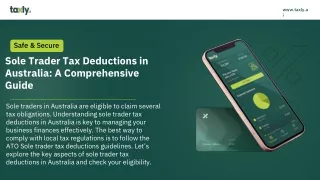 sole trader tax deductions in australia a comprehensive guide