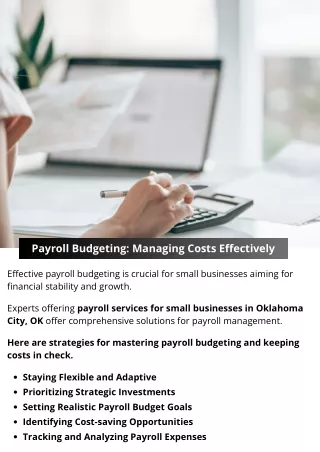 Payroll Budgeting: Managing Costs Effectively