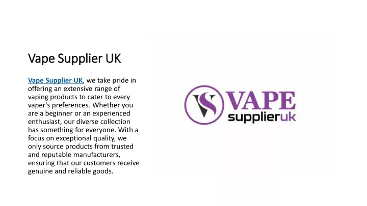 vape supplier uk vape supplier uk