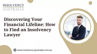 Find Your Insolvency Lawyer Today For Debt Restructuring