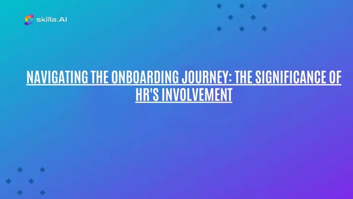 navigating the onboarding journey