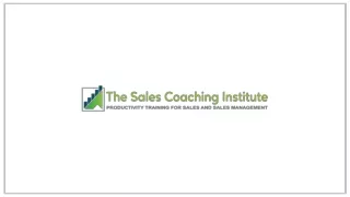 AI Sales Coaching at The Sales Coaching Institute