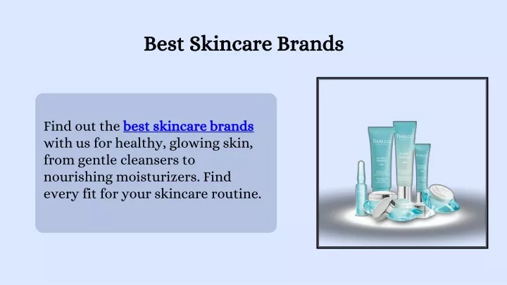 best skincare brands best skincare brands