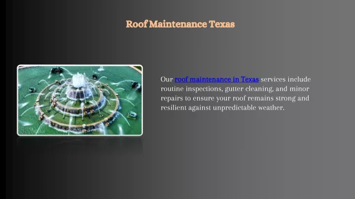 roof maintenance texas roof maintenance texas