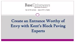 Create an Entrance Worthy of Envy with Kent’s Block Paving Experts