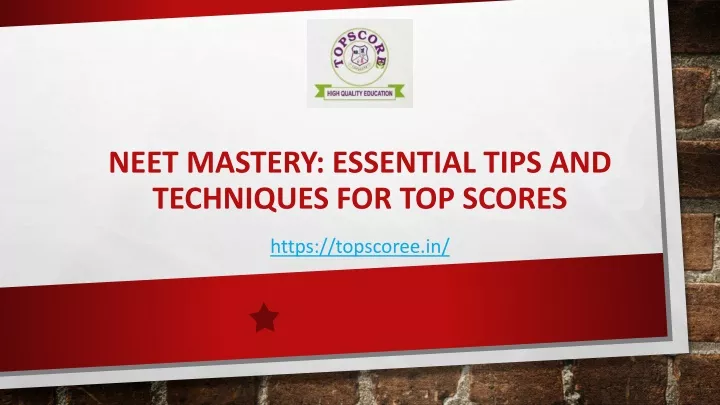 neet mastery essential tips and techniques for top scores