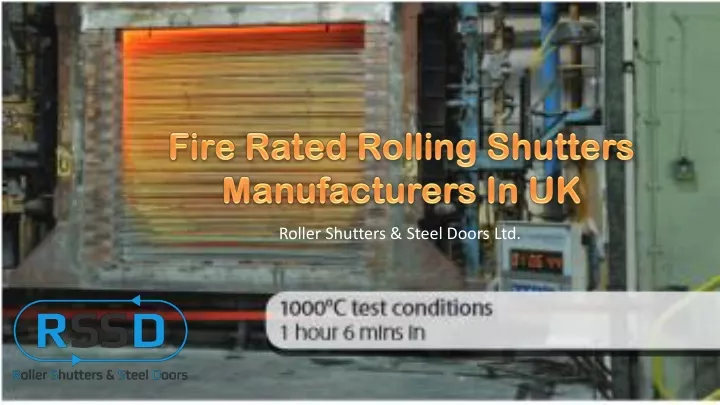 fire rated rolling shutters manufacturers in uk