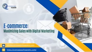 E-commerce maximizing sales with digital marketing
