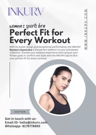 Women's Sports Bra -Perfect Fit for Every Workout