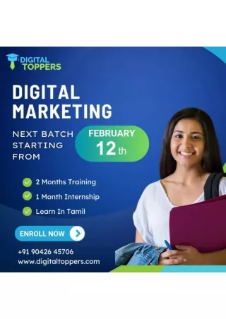 Digital marketing course with internship in trichy