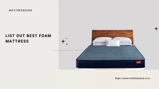 Best foam mattress in Chennai