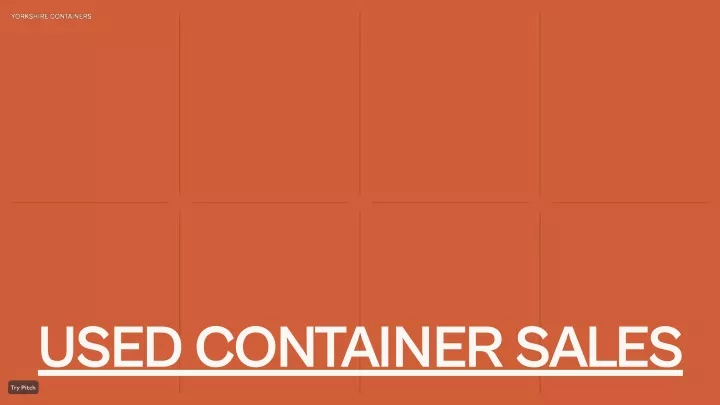 used container sales