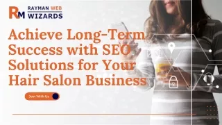 Achieve Long-Term Success With Seo Solutions For Your Hair Salon Business