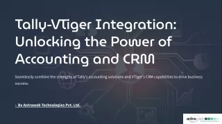 Tally-VTiger Integration Revolutionizes Accounting And CRM