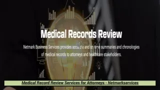 Medical Record Review Services for Attorneys - Netmarkservices