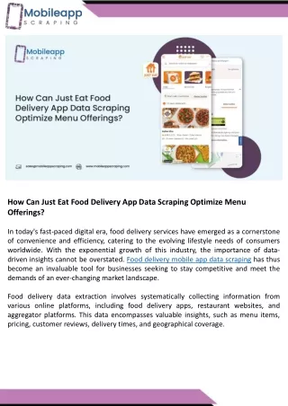 How Can Just Eat Food Delivery App Data.PPT (1)