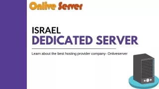 Israel Dedicated Server for Maximum Uptime