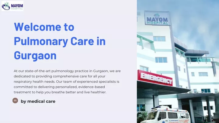 welcome to pulmonary care in gurgaon