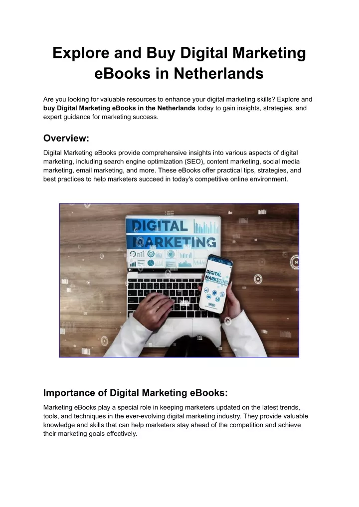 explore and buy digital marketing ebooks