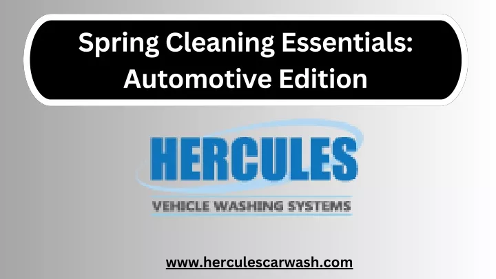 spring cleaning essentials automotive edition