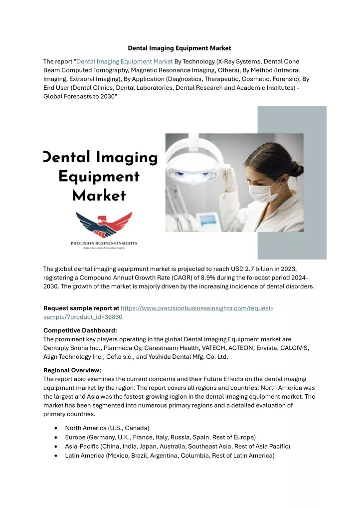 dental imaging equipment market