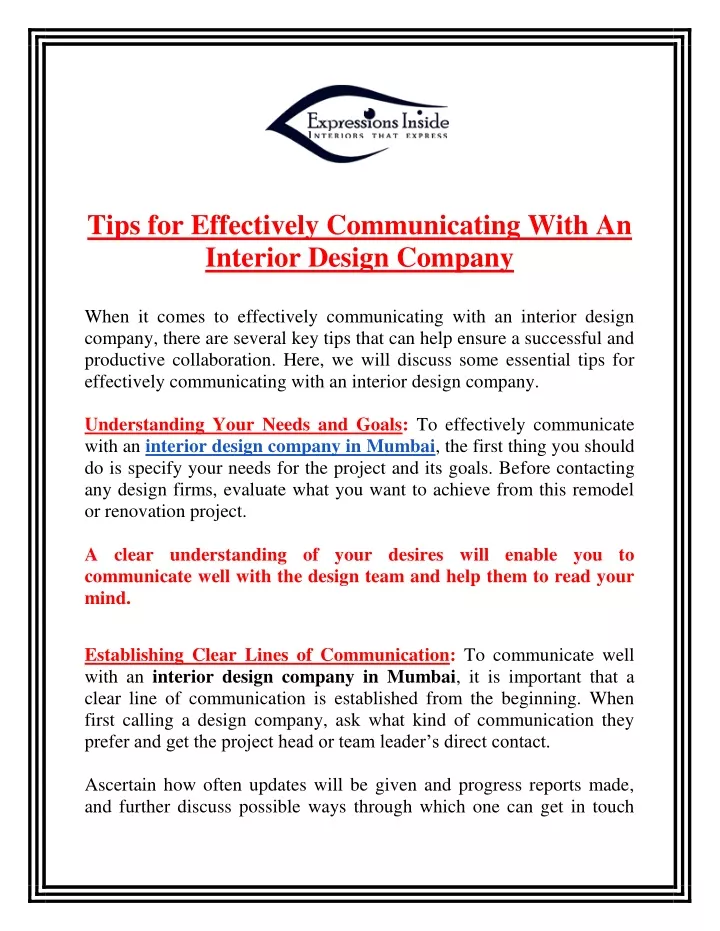 tips for effectively communicating with