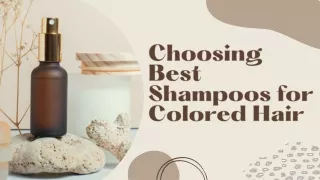 Choosing Best Shampoos for Colored Hair