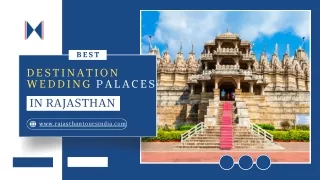 Best Destination Wedding Palaces In Rajasthan