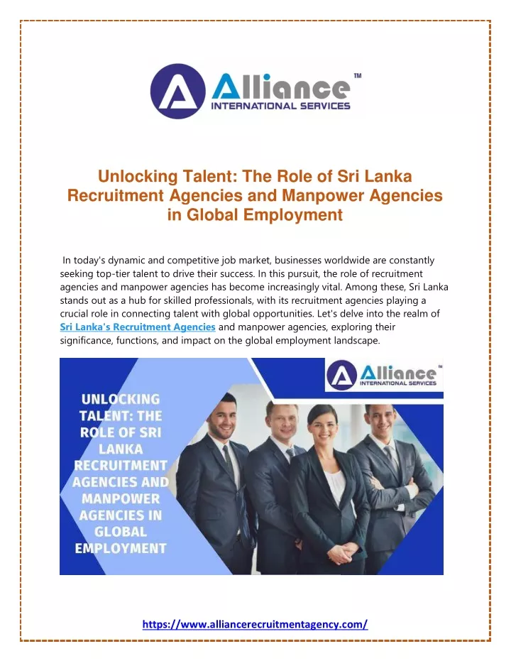 unlocking talent the role of sri lanka