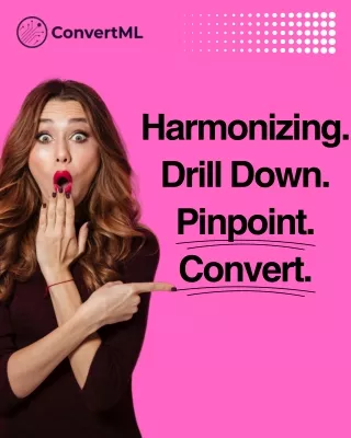 Harmonizing. Drill Down. Pinpoint. Convert.