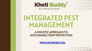 Integrated Pest Management A Holistic Approach to Sustainable Crop Protection