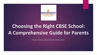 Choosing the Right CBSE School A Comprehensive Guide for Parents