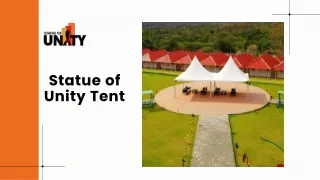 Statue of Unity Tent | Aalpine Holiday Nagari India