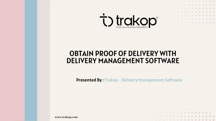 obtain proof of delivery with delivery management