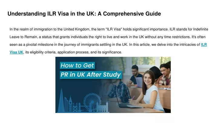 understanding ilr visa in the uk a comprehensive guide