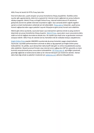 adsl proxy ile socks5 https proxy sat n al n