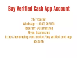 Buy Verified Cash App Account