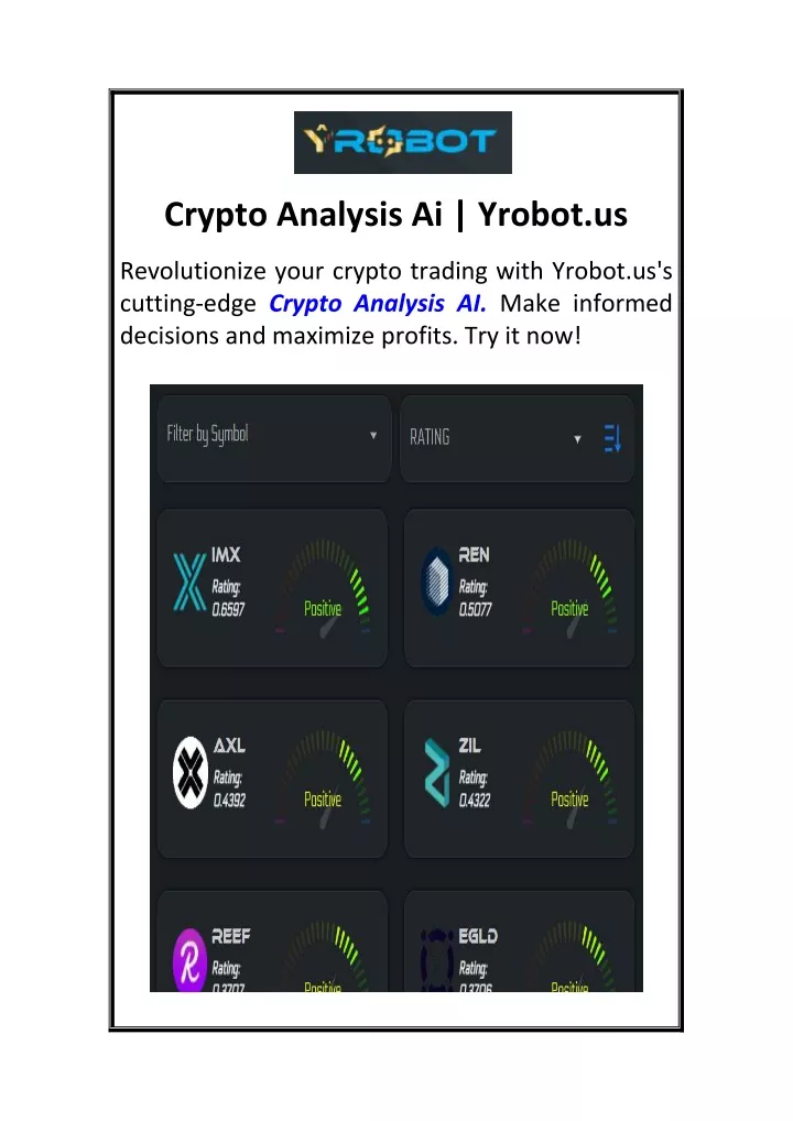 crypto analysis ai yrobot us