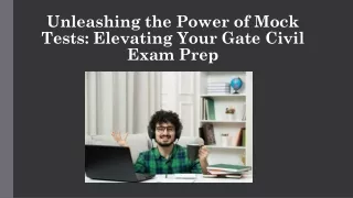 Unleashing the Power of Mock Tests: Elevating Your Gate Civil Exam Prep