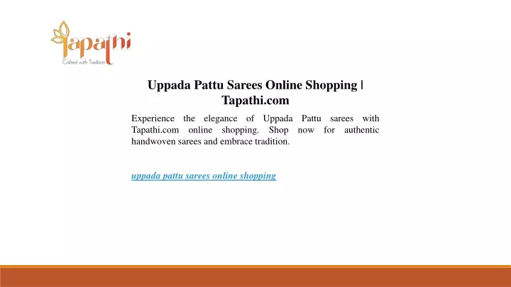 uppada pattu sarees online shopping tapathi com